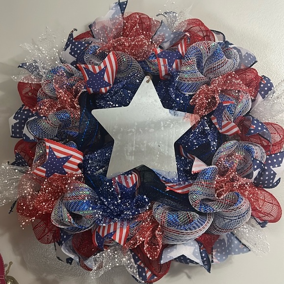 14” Custom Hand Crafted Wreath! Your Theme/Colors! - Picture 6 of 9